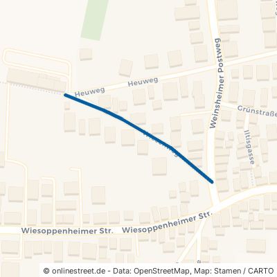 Wiesenweg Worms Weinsheim 
