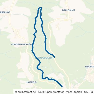 Trauzenbachweg Murrhardt Vordermurrhärle 