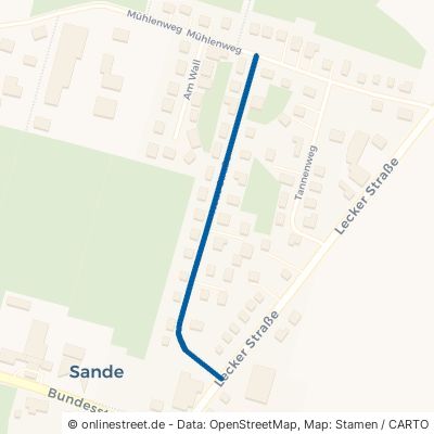 Neue Straße Enge-Sande 