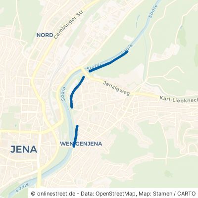 Wenigenjenaer Ufer Jena Wenigenjena 