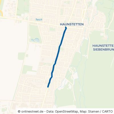 Königsbrunner Straße Augsburg Haunstetten 