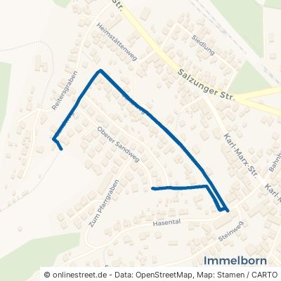 Sandweg Barchfeld-Immelborn Immelborn 