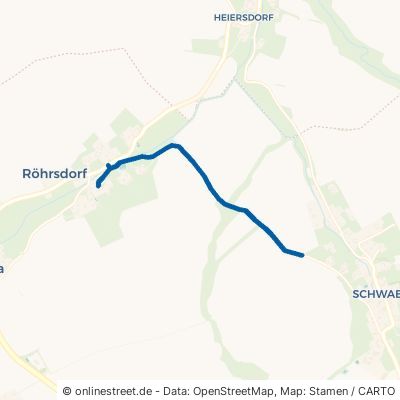 Schwabener Weg Oberwiera Röhrsdorf 