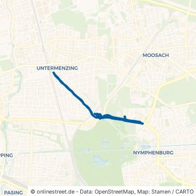 Menzinger Straße München Pasing-Obermenzing 