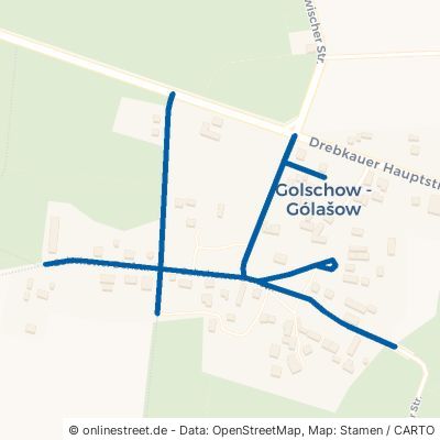 Golschower Dorfstraße Drebkau Golschow 