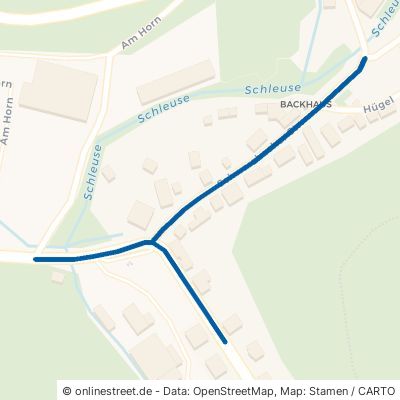 Schwarzbacher Straße Schleusegrund Lichtenau 