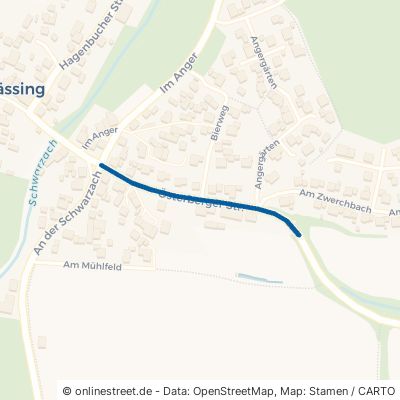 Österberger Straße Greding Obermässing 