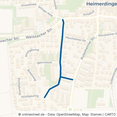Wiesenäckerstraße Ditzingen Heimerdingen 
