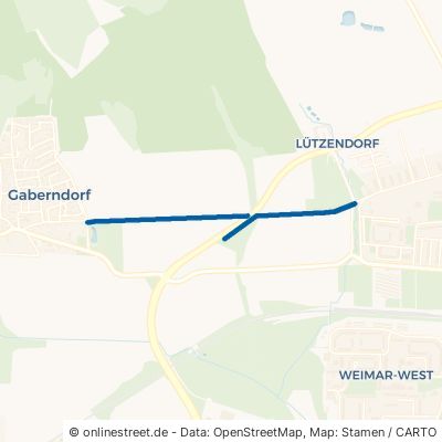 Lützendorfer Weg Weimar Gaberndorf 