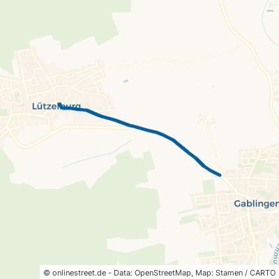 Gablinger Straße Gablingen Lützelburg 