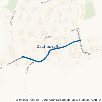 Zschadraßer Dorfstraße Colditz Zschadraß 