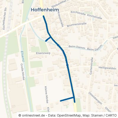 Sinsheimer Straße Sinsheim Hoffenheim 