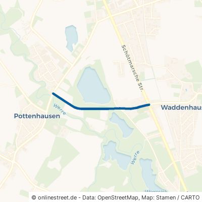 Soorenheider Straße Lage Waddenhausen 