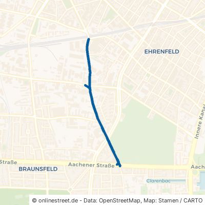 Oskar-Jäger-Straße Köln Ehrenfeld 