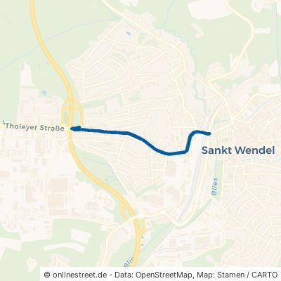 Tholeyer Straße Sankt Wendel 