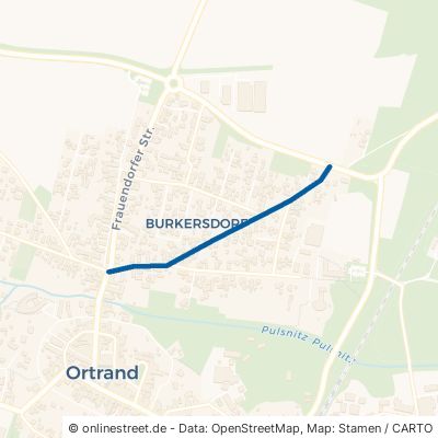 Kroppener Straße Amt Ortrand Burkersdorf 