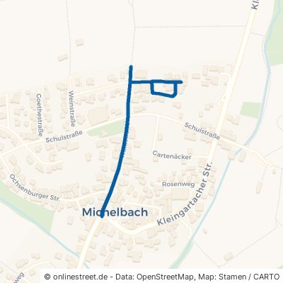 Waldstraße Zaberfeld Michelbach 