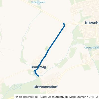 Dittmannsdorfer Straße Kitzscher Braußwig 