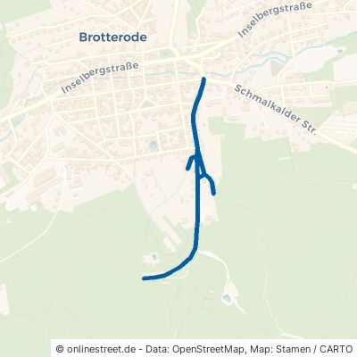 Schützenhofstraße Kurort Brotterode 