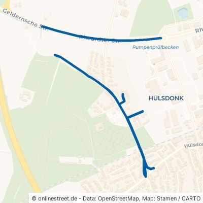 Geldernsche Straße Moers Hülsdonk 