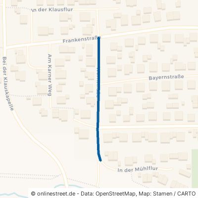 Wernstraße Werneck Ettleben 