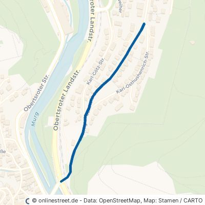 Markgraf-Berthold-Straße Gernsbach Obertsrot 