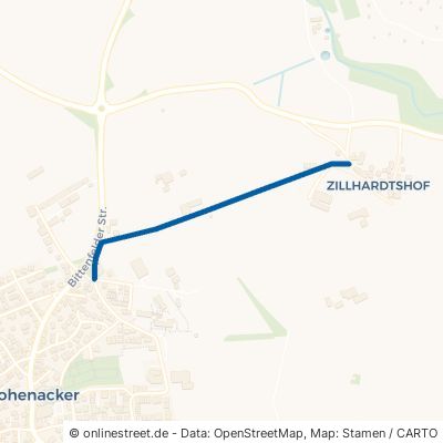 Kirchweg Waiblingen Hohenacker 