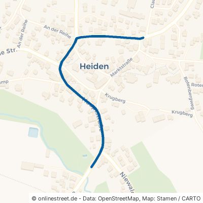 Hauptstraße Lage Heiden 