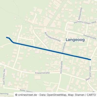 Mittelstraße Langeoog 