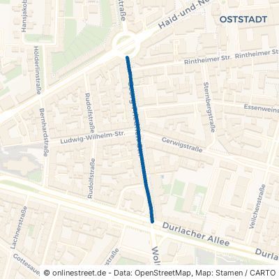 Georg-Friedrich-Straße Karlsruhe Oststadt 