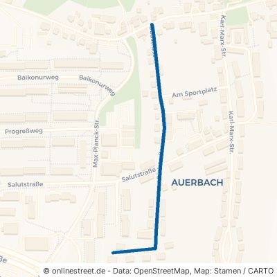 Südstraße Zwickau Auerbach 