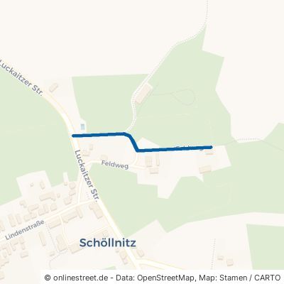 Feldweg Luckaitztal Schöllnitz 