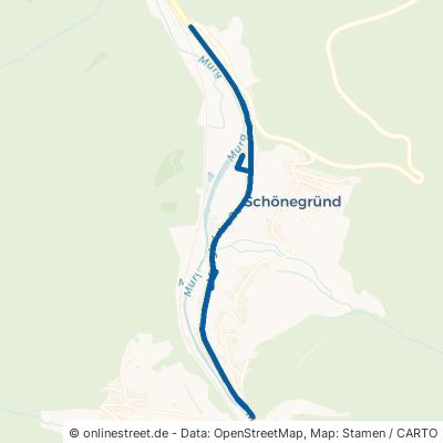 Murgtalstraße Baiersbronn Schönmünzach 