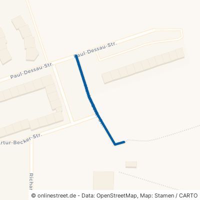 Maxim-Gorki-Straße Amt Peitz Malxebogen 