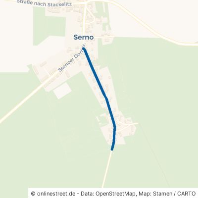 Straße Nach Grochewitz Coswig Serno 