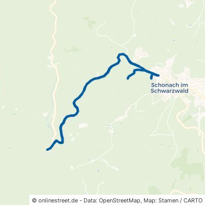 Obertalstraße Schonach im Schwarzwald 