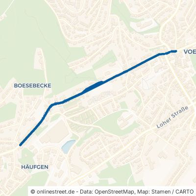 Milsper Straße Ennepetal Voerde 