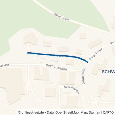 Waldstraße Schwarzach Unterschwarzach 