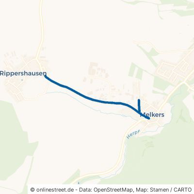 Rippershäuser Straße Rippershausen Melkers 