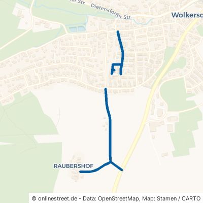 Raubershofer Weg Schwabach Wolkersdorf 