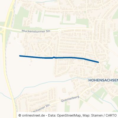 Kaiserstraße Weinheim Hohensachsen 
