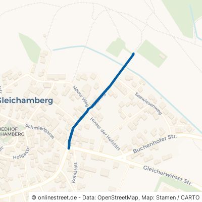 Holzweg Römhild Gleichamberg 