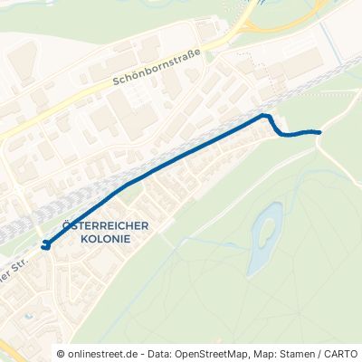 Elsässer Straße Aschaffenburg Österreicher Kolonie 