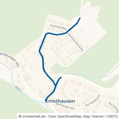 Laimbacher Straße Weilmünster Ernsthausen 