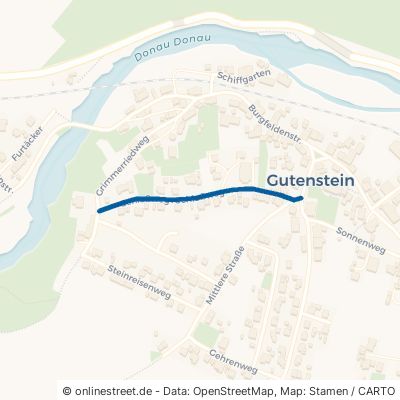 Schloßweg Sigmaringen Gutenstein 