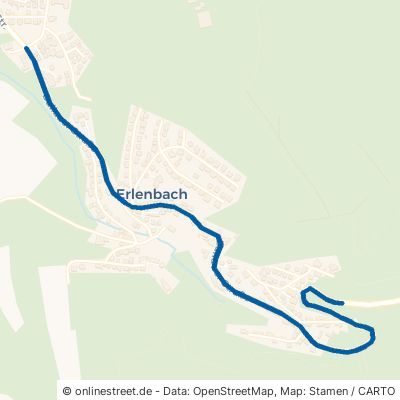 Bullauer Straße Erbach Erlenbach 