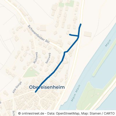 Wipfelder Straße Eisenheim Obereisenheim 