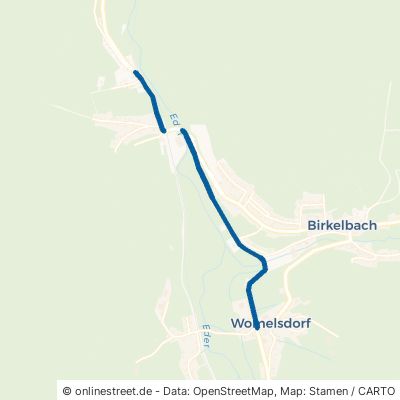 Landstraße Erndtebrück Birkelbach 