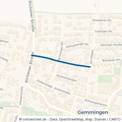 Sudetenstraße Gemmingen 