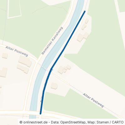 Bührener-Kanal-Weg Uplengen Spols 